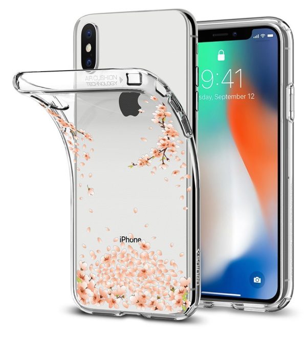 Apple iPhone X Spigen Liquid Crystal Blossom Crystal Clear Case