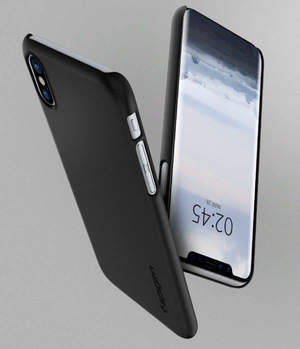 Apple iPhone X Spigen Original Thin Fit - Matte Black