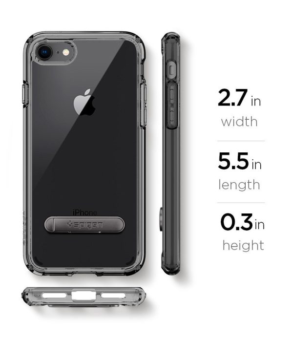 Apple iPhone 8 / 7 Spigen Original Ultra Hybrid S Case - Jet Black Apple iPhone 8 / 7 Spigen Original Ultra Hybrid S Case - Jet Black
