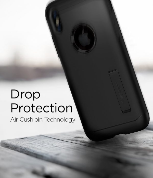Apple iPhone X Spigen Slim Armor Case Black