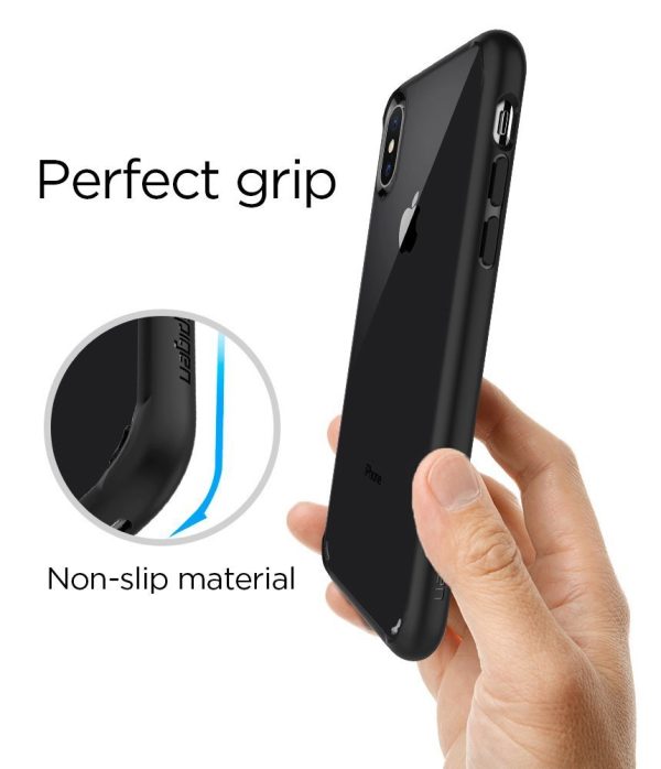 Apple iPhone XS / iPhone X Original Spigen Case Ultra Hybrid - Matte Black