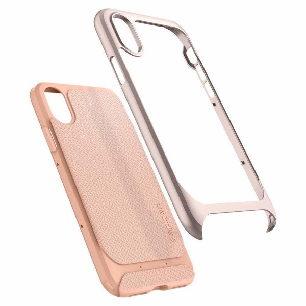 Apple iPhone X Original Spigen Case Neo Hybrid - Pale Dogwood Apple iPhone X Original Spigen Case Neo Hybrid - Pale Dogwood