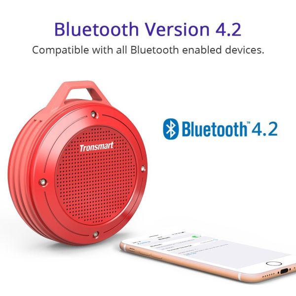 Tronsmart Element T4  Bluetooth Waterproof Portable Speaker - Red