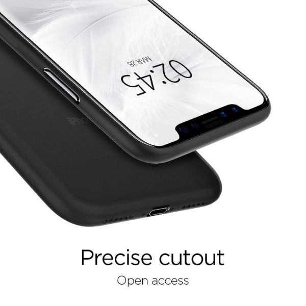 Apple iPhone XS / iPhone X Spigen Original Air Skin - Black Apple iPhone XS / iPhone X Spigen Original Air Skin - Black