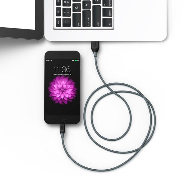 Tronsmart Braided Lightning Cable MFi Certified 10 Ft. Length - Black