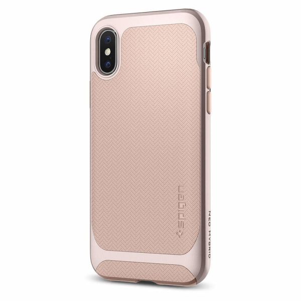Apple iPhone X Original Spigen Case Neo Hybrid - Pale Dogwood Apple iPhone X Original Spigen Case Neo Hybrid - Pale Dogwood
