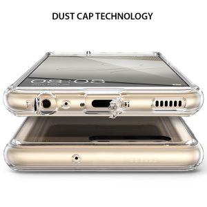Huawei P10 Plus Dual Layer Drop Protection Ringke Fusion Case - Clear View