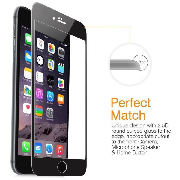 Mocolo iPhone 6 Plus / 6s Plus Edge to Edge Tempered Glass - Black Mocolo iPhone 6 Plus / 6s Plus Edge to Edge Tempered Glass - Black