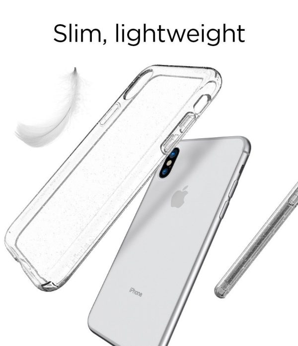 Apple iPhone X Spigen Liquid Crystal Glitter Case - Crystal Quartz Apple iPhone X Spigen Liquid Crystal Glitter Case - Crystal Quartz