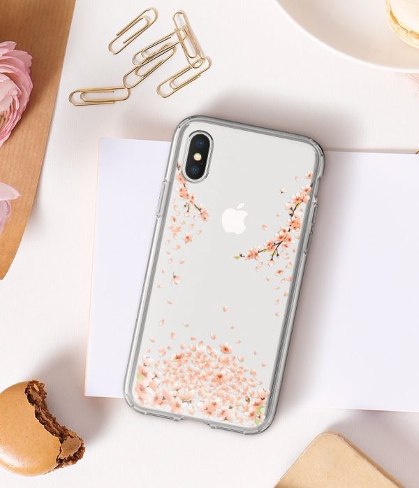 Apple iPhone X Spigen Liquid Crystal Blossom Crystal Clear Case