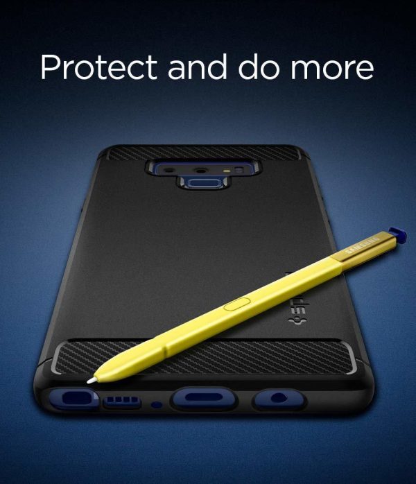 Samsung Galaxy Note 9 Spigen Rugged Armor Case - Matte Black.