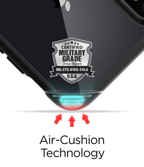 Apple iPhone XS / iPhone X Original Spigen Case Ultra Hybrid - Matte Black