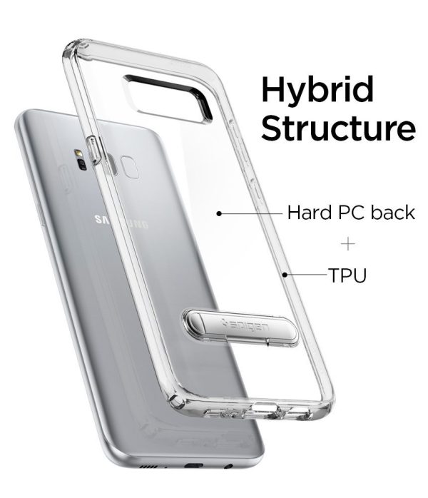 Samsung Galaxy S8 Plus Spigen Ultra Hybrid S Case - Crystal Clear