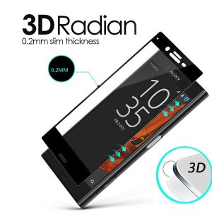 Mocolo Sony Xperia X Edge to Edge Tempered Glass - Black