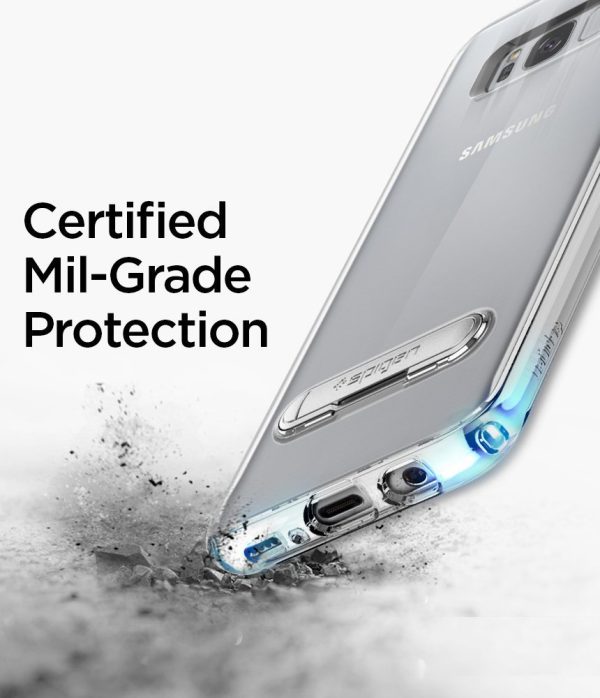 Samsung Galaxy S8 Spigen Ultra Hybrid S Case - Crystal Clear