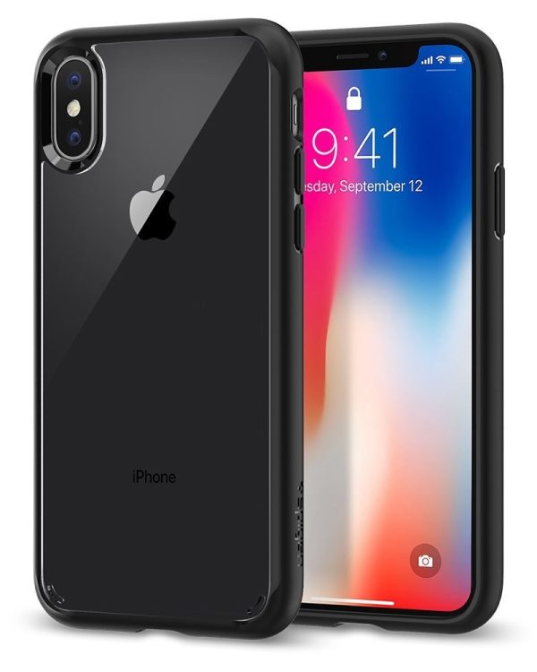 Apple iPhone XS / iPhone X Original Spigen Case Ultra Hybrid - Matte Black