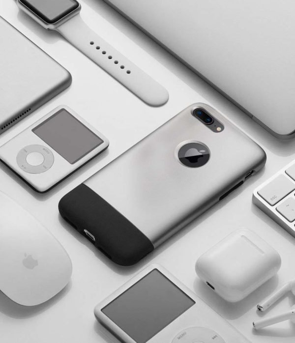 Apple iPhone 8 Plus / 7 Plus  Spigen Classic One with Air Cushion Technology - Aluminium Gray Apple iPhone 8 Plus / 7 Plus  Spigen Classic One with Air Cushion Technology - Aluminium Gray