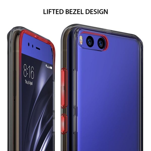 Xiaomi Mi 6 Ringke Original Fusion Scratch Resistant Hybrid Soft & Hard Case - Smoke Black