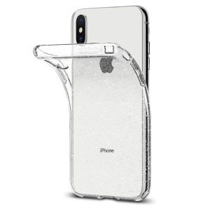 Apple iPhone X Spigen Liquid Crystal Glitter Case - Crystal Quartz