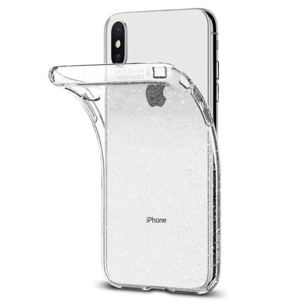 Apple iPhone X Spigen Liquid Crystal Glitter Case - Crystal Quartz Apple iPhone X Spigen Liquid Crystal Glitter Case - Crystal Quartz