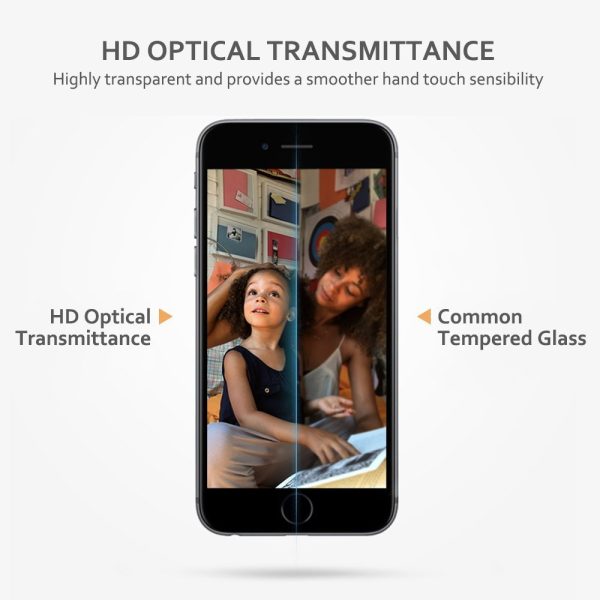 Mocolo iPhone 8 Plus Edge to Edge Tempered Glass - Black