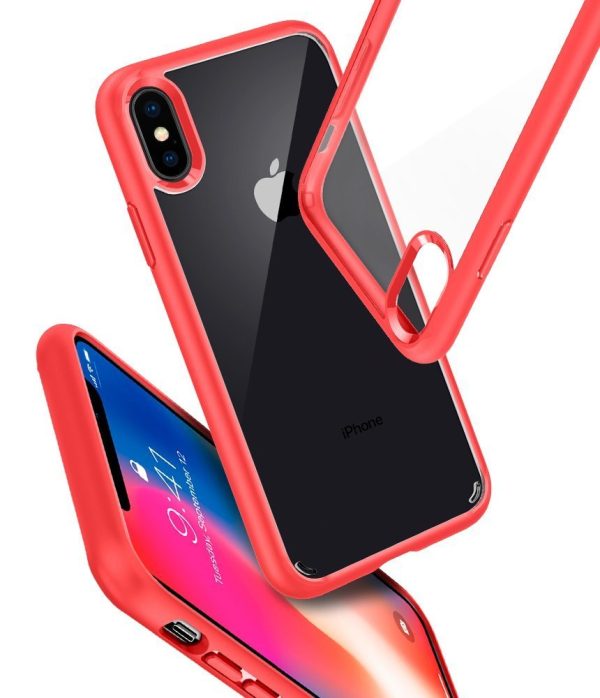 Apple iPhone XS / iPhone X Original Spigen Case Ultra Hybrid - Red