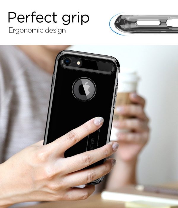 Apple iPhone 8 / 7 Spigen Slim Armor Case - Jet Black Apple iPhone 8 / 7 Spigen Slim Armor Case - Jet Black