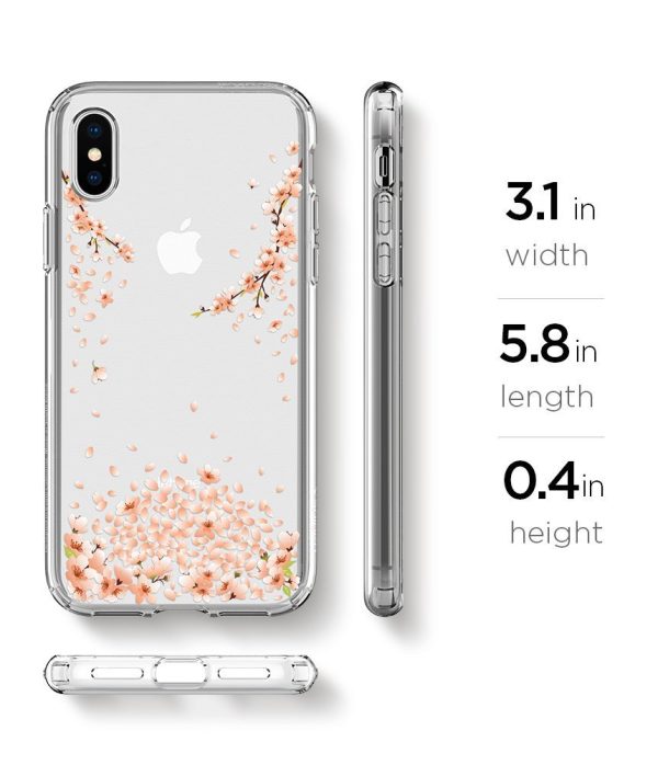 Apple iPhone X Spigen Liquid Crystal Blossom Crystal Clear Case