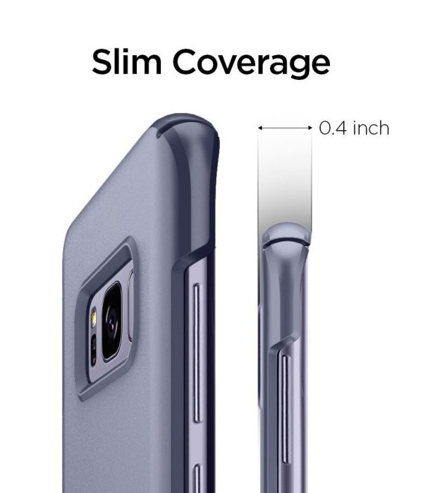 Samsung Galaxy S8 Plus Spigen Original Thin Fit Case - Orchid Gray