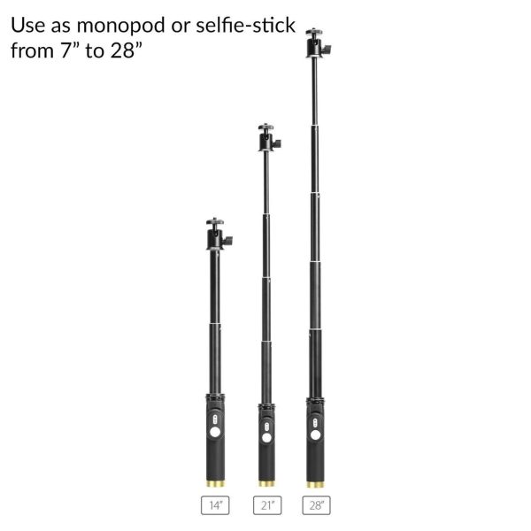 YI Selfie Stick & Bluetooth Remote for Action Camera