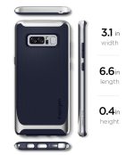 Samsung Galaxy Note 8 Original Spigen Case Neo Hybrid - Arctic Silver