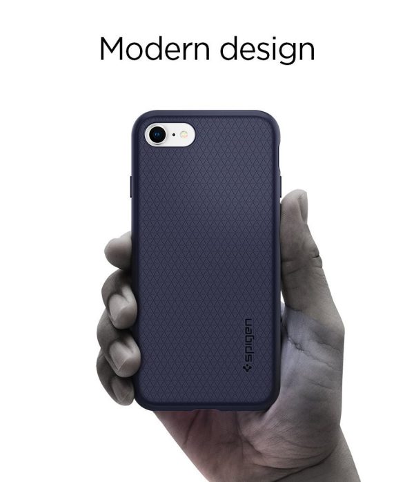 Apple iPhone 8 / iPhone 7 Spigen Liquid Air Case - Midnight Blue