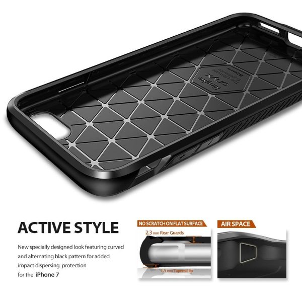 Apple iPhone 8 / 7 Ringke Onyx Rugged Case - Black