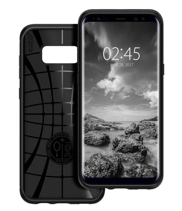 Samsung Galaxy S8 Plus Spigen Liquid Air Case - Black