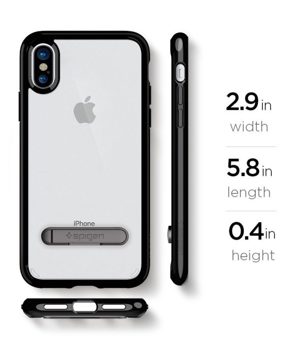 Apple iPhone X Spigen Ultra Hybrid S Case - Midnight Black