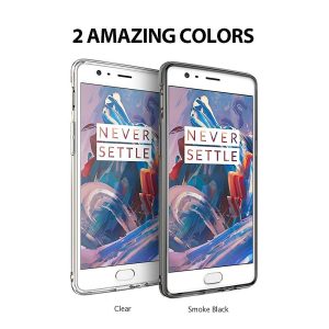 OnePlus 3 / 3T Ringke Hybrid Drop Protection Fusion Case - Smoke Black