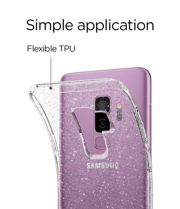 Galaxy S9 Plus Spigen Liquid Crystal Glitter Case - Crystal Clear Galaxy S9 Plus Spigen Liquid Crystal Glitter Case - Crystal Clear
