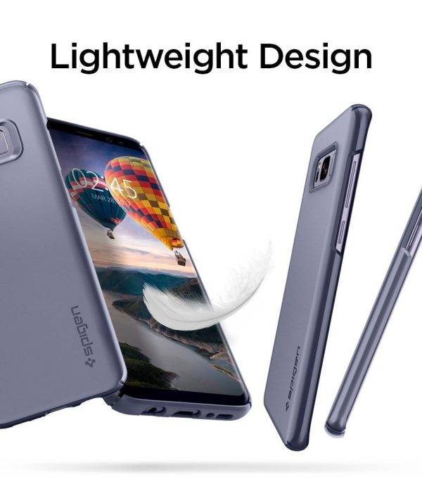 Samsung Galaxy S8 Spigen Original Thin Fit Case - Orchid Gray