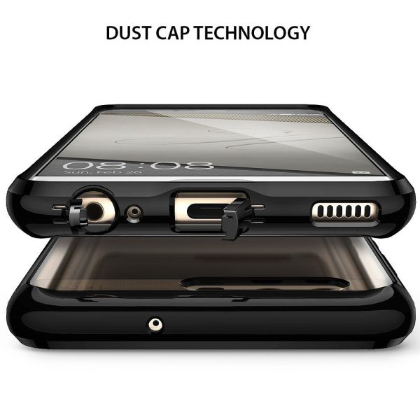 Huawei P10 Dual Layer Drop Protection Ringke Fusion Case - Ink Black