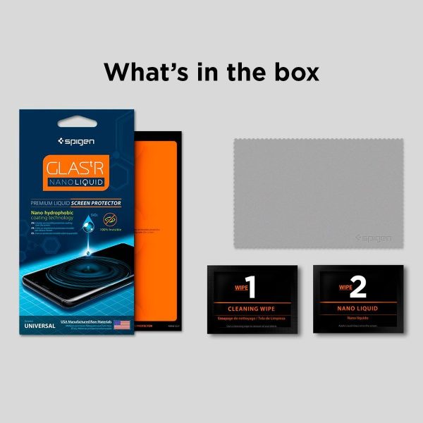 Spigen Glas.tr Nano Liquid Universal Screen Protection - Clear