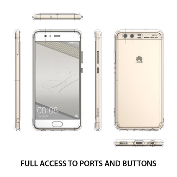 Huawei P10 Dual Layer Drop Protection Ringke Fusion Case - Clear View