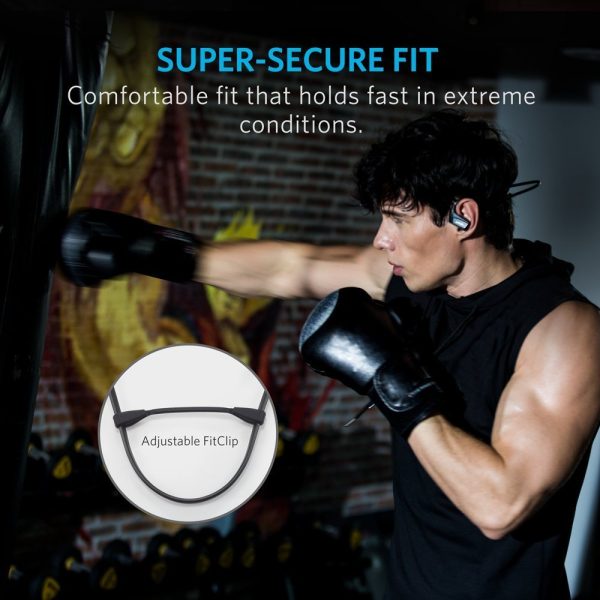 Anker Soundbuds Bluetooth Earphones for Sports NB10 - Black (A3260H11) Anker Soundbuds Bluetooth Earphones for Sports NB10 - Black (A3260H11)