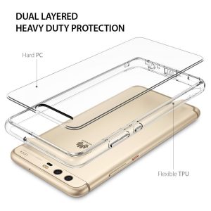 Huawei P10 Plus Dual Layer Drop Protection Ringke Fusion Case - Clear View