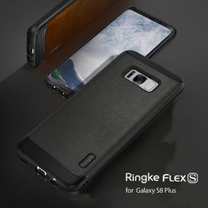 Galaxy S8 Ringke Flex S Leather Infused Case - Deep Blue