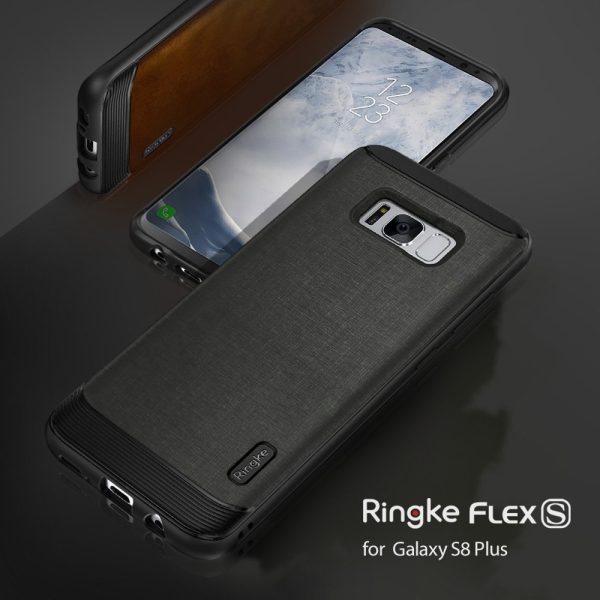 Galaxy S8 Ringke Flex S Leather Infused Case - Gray Galaxy S8 Ringke Flex S Leather Infused Case - Gray