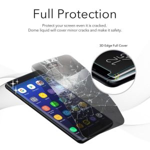 Galaxy S9 Plus Whitestone Dome Glass with UV Light & Easy Install Kit