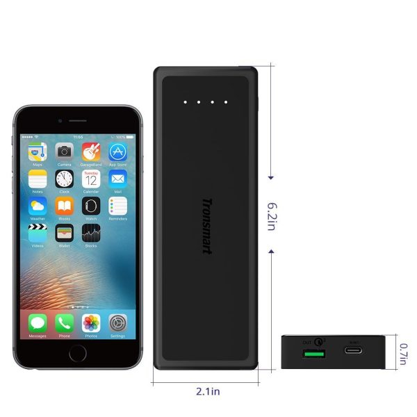 Tronsmart Presto PBT12 10400 mAh USB-C / Type-C External Battery/Portable Power Bank/Portable battery pack with Quick Charge 3.0 Technology