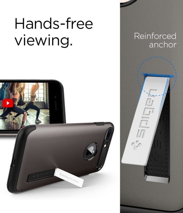 Apple iPhone 8 Plus / 7 Plus Spigen Slim Armor Case - Gunmetal