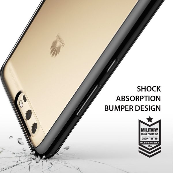 Huawei P10 Dual Layer Drop Protection Ringke Fusion Case - Ink Black