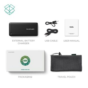 RAVPower 26800mah Battery Packs Total 5.5A Output 3-Port Power Bank